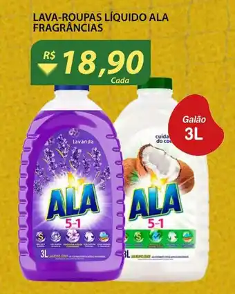 Assaí Atacadista Lava roupas Liquido Ala Frag 3L oferta