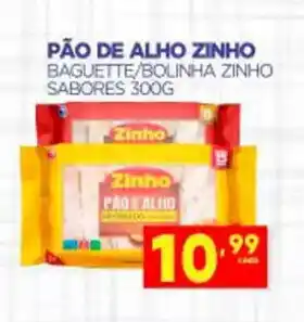 Novo Mix Pao de Alho Zinho 300g oferta