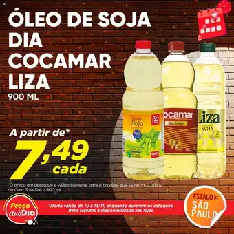 Dia Oleo de Soja Dia Cocamar Liza 900ml oferta