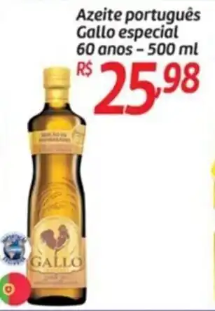 Comper Azeite Portugues Gallo Especial 60 anos 500ml oferta