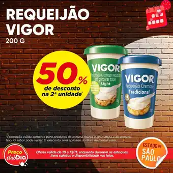 Dia Requeijao Vigor 200g 50% de desconto oferta