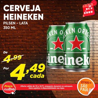 Cerveja Heineken Pilsen lata 350ml