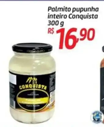 Comper Palmito Pupunha inteiro Conquista 300g oferta