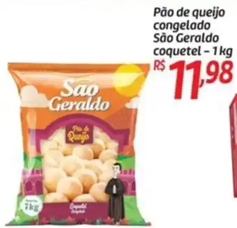 Pao de Queijo congelado Sao Geraldo coquetel 1kg