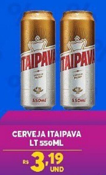Atacadão Centro Sul Cerveja Itaipava Lt 550ml oferta