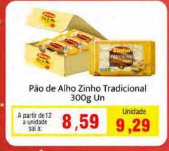 Spani Atacadista Pão de alho zinho tradicional oferta