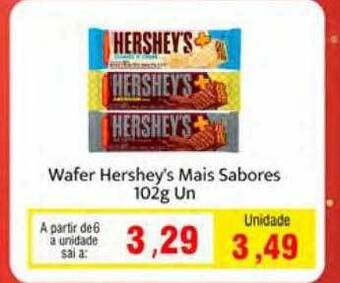 Spani Atacadista Wafer hershey's mais sabores oferta