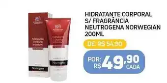 Hidratante corporal s fragrâncias neutrogena noverwegian