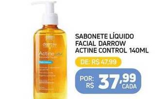 Sabonete liquido facial darrow actine control