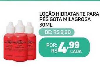 Coocerqui Loção hidratante para pés gota milagrosa oferta