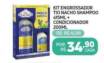 Coocerqui Kit engrossador tio nacho shampoo + condicionador oferta