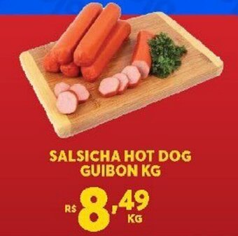 Atacadão Centro Sul Salsicha Hot Dog Guibon 1kg oferta