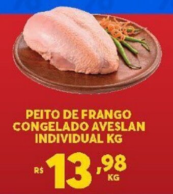 Atacadão Centro Sul Peito de Frango Congelado Aveslan Individual 1kg oferta