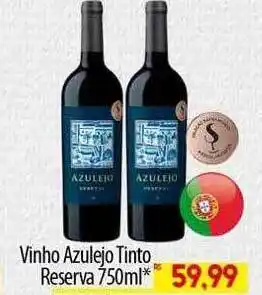 Proença Supermercados Vinho azulejo tinto reserva oferta