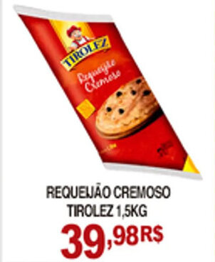 Mercadão Atacadista Requeijao Cremoso Tirolez 1.5kg oferta