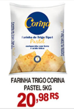 Mercadão Atacadista Farinha trigo Corina Pastel 5kg oferta