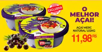 Mercadão Atacadista Acai Merc Natrural 1.02kg oferta