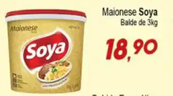 Villefort Atacadista Maionese Soya Balde 3kg oferta