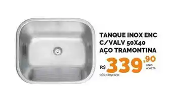 Carajás Tanque Inox Enc C Valv 50x40 Aço Tramontina oferta