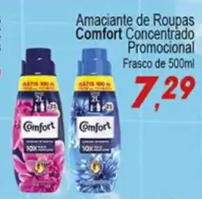 Villefort Atacadista Amaciante de roupas Comfort Concentrado Promocional 500ml oferta