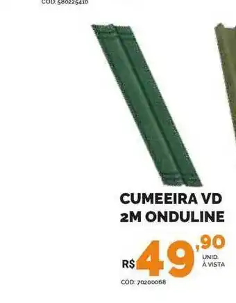 Cumeeira Vd 2m Onduline