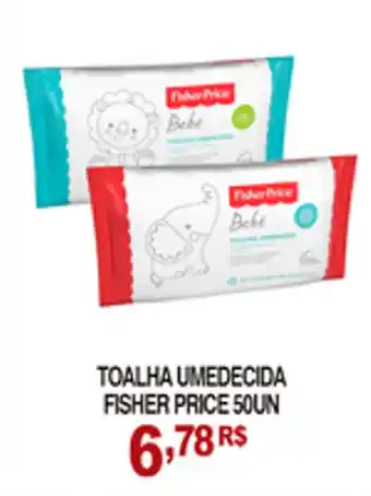 Toalha Umedecida Fisher Price 50un