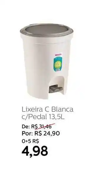 Grupo Formosa Lixeira C Blanca C Pedal oferta