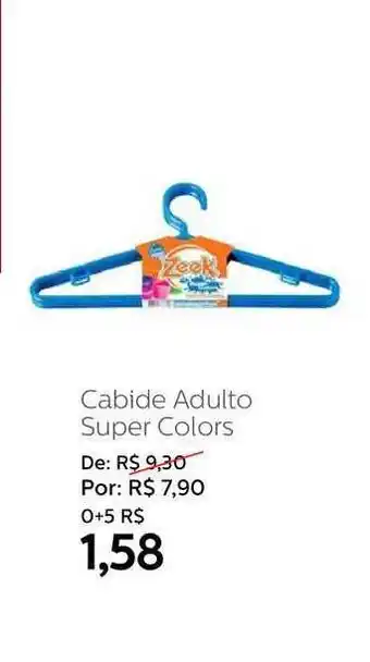 Cabide Adulto Super Colors