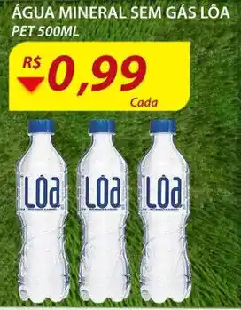 Assaí Atacadista Agua Mineral sem gas Loa 500ml oferta