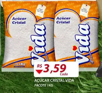 Assaí Atacadista Acucar Cristal Vida 1kg oferta