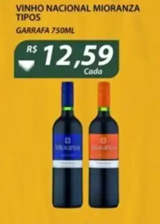Vinho Nacional Moranza Tipos 750ml