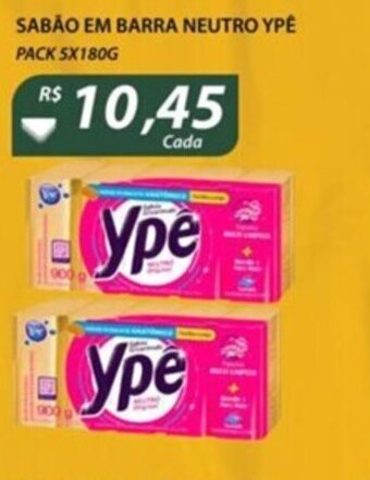 Sabao em Barra neutro Ype 5x180g