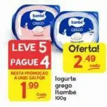 Supermercados Princesa Iogurte grego itambé 100g oferta