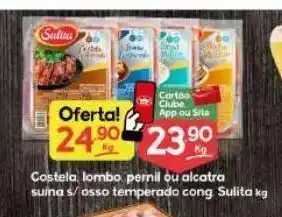 Supermercados Princesa Costela lombo pernil ou alcatra suína s/osso sulita kg oferta