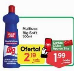 Supermercados Princesa Multiuso big soft 500ml oferta