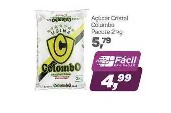Açúcar Cristal Colombo 2kg