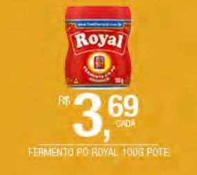 DB Supermercados Fermento em pó royal 100g oferta