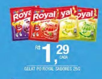 DB Supermercados Gelatina em pó royal sabores 25g oferta