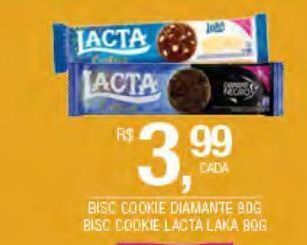 DB Supermercados Biscoito cookie diamante lacta 80g oferta
