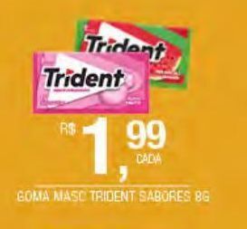 DB Supermercados Goma masc trident sabores 8g oferta