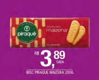 DB Supermercados Biscoito piraque maizena 200g oferta