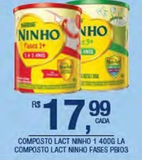 DB Supermercados Composto lácteo ninho 1+ 400g oferta
