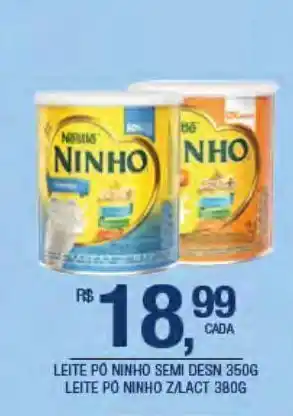 Leite em pó ninho semi desn 350g