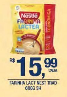 DB Supermercados Farinha láctea nestlé trad 600g oferta