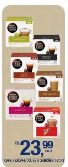 DB Supermercados Café nescafé dolce gusto sabores 16 cps oferta
