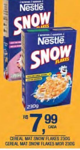 DB Supermercados Cereal snow flakes 230g oferta