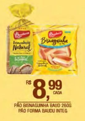 DB Supermercados Pão bisnaguinha bauducco 260g oferta