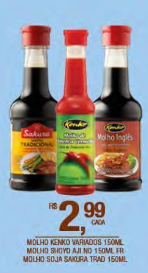 Molhos kenko 150g