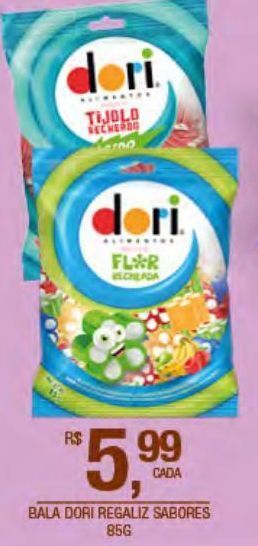 DB Supermercados Bala dori regaliz 85g oferta