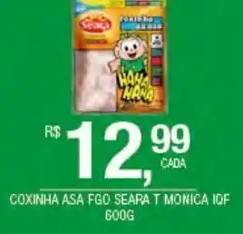 DB Supermercados Coxinha asa frango seara 600g oferta